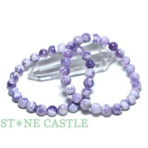 レッドファントムクオーツ SA 11mm ラウンド ブレスレット ブラジル産