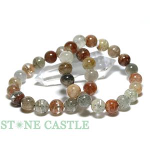 石流通センター 高品質 ブレスレット ガーデンクォーツ(四季) (3A) (約