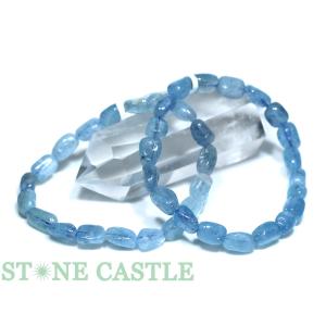 【美品】天然石　パープルラリマー　内径16.5 パワーストーン 石流通センター 高品質 天然石 ブレスレット パープルラリマー (5A