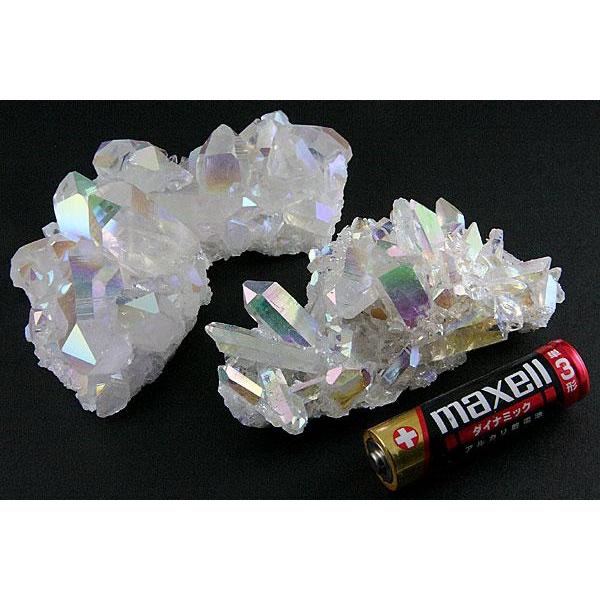 石流通センター 天然石 パワーストーン 原石 オーロラクォーツクラスター(アーカンソー産) 80-1...