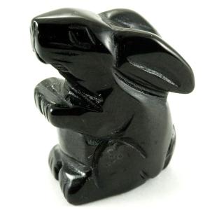 石流通センター 招き猫 金運 縁起物 彫刻置物 水晶・福 約32x40mm
