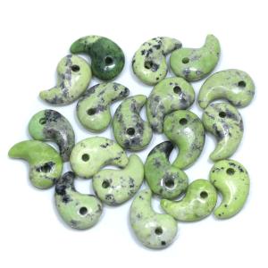 一点物】 津軽錦石 勾玉 約30mm 青森県産 日本銘石 パワーストーン