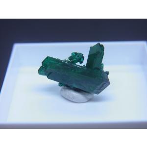 ダイオプテーズ 原石 40.38g 翠銅鉱 カザフスタン産 : 鉱物標本 天然石