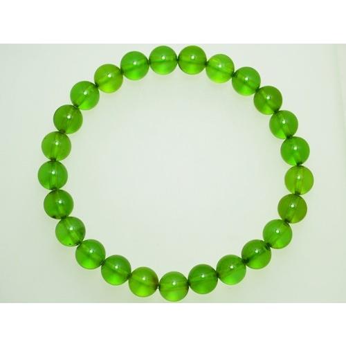 グリーンアンバーブレスレット　net-No.2