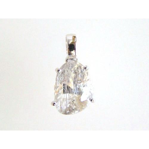 SVペンダントトップ　シルバールチルクォーツ　net-No.2