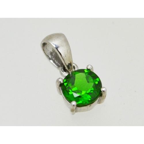 SVペンダントトップ　クロムダイオプサイト　net-No.1