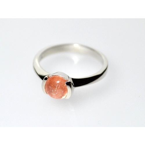 SVリング　ストロベリークォーツ　net-No.2