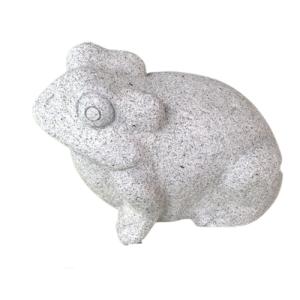 蛙 親子かえる 7寸 白御影 石製品 インテリア置物 石材彫刻品 蛙 親子かえる 7寸 白御影 石製品 インテリア置物 石材彫刻品