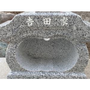 御影石香炉　お墓用の文字彫刻｜stoneyugawara-shop
