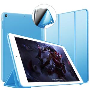 VAGHVEO iPad Mini 3/2 / 1 ケース 超薄型 超軽量 TPU ソフトスマートカバー オートスリープ機能 衝撃吸収 三つ折りスタンド for Apple iPad Mini  iPad Mini2