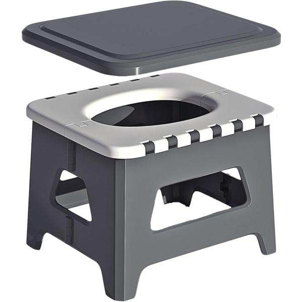 スツーレ 【防災グッズ大賞】 Step 簡易トイレ 日常はイスや踏み台に ポータブルトイレ 携帯トイ...