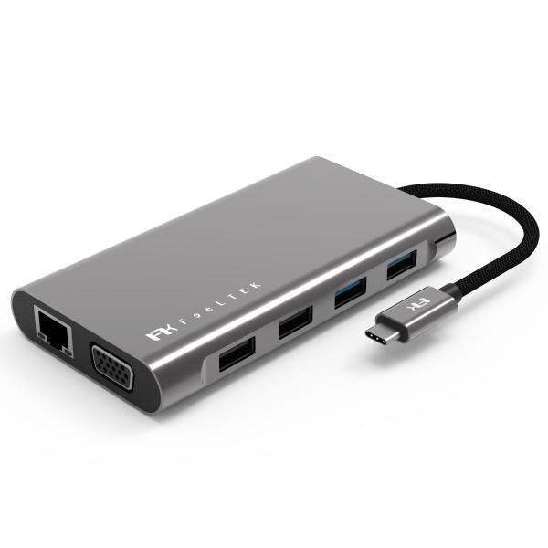 【11 in 1】Feeltek USB-C ハブ 11ポート MacBook/iPad Pro/X...