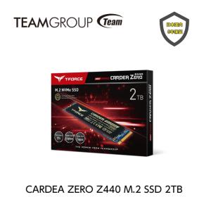 TEAM CARDEA ZERO Z440 M.2 2TB SSD PCIe Gen4 x4 with NVMe 1.3 2280 R:5000MB/s W:4400MB/s T-FORCE 内蔵型 Solid State Drive TM8FP7002T0C311-EC｜storagemedia