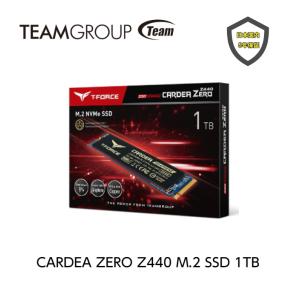 TEAM CARDEA ZERO Z440 M.2 1TB SSD PCIe Gen4 x4 with NVMe 1.3 2280 R:5000MB/s W:4400MB/s T-FORCE 内蔵型 Solid State Drive TM8FP7001T0C311-EC｜storagemedia