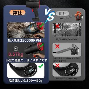 ブロワー 洗車 充電式ブロワー 250000r...の詳細画像2