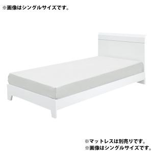 ベッド ワイドダブルベッド すのこベッド おしゃれ シンプル 白 Mame Shiba Co Jp