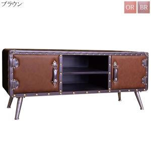 TVボード テレビボード 幅120cm レトロ PVC｜store-anju