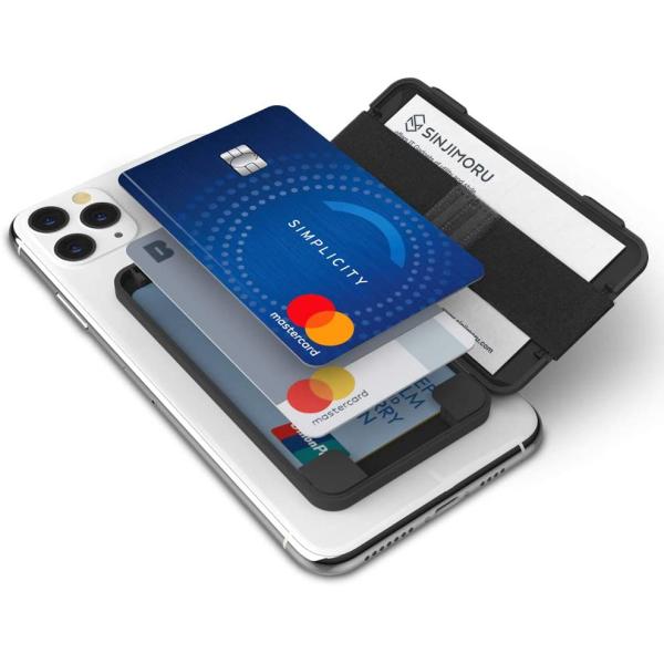 ★NEWタイプ★sinjimoru カードケース スマホスタンド ハンドストラップ 収納 カードホル...