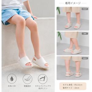 新作アウトレット 【シンプル★ キッズサンダル...の詳細画像2