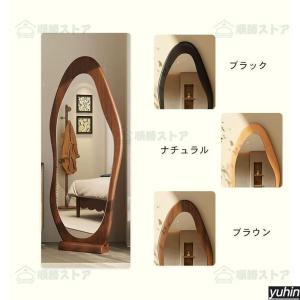 全身鏡 壁掛け おしゃれ ウォールミラー 木製...の詳細画像1