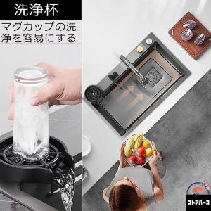 キッチンシンク ステンレス 大容量シンク 簡易...の詳細画像4