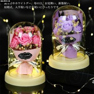 ソープフラワー フラワーギフト バラ 薔薇 カ...の詳細画像3