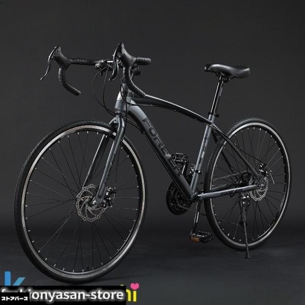 ロードバイク 700c 自転車 21 24 27 30段変速 自転車 高炭素鋼 エントリーモデル ア...