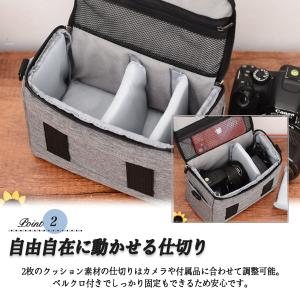 カメラバッグ 一眼レフ 女子 カメラケース シ...の詳細画像4