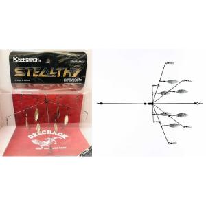 ジークラック ステルスセブン アラバマ 7本アーム GEECRACK STEALTH7