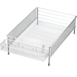 ラバーゼ la base 有元葉子 ステンレスNEW水切りかご 大 カトラリーポケット 小 2点セット 日本製 燕三条 MLM-9658