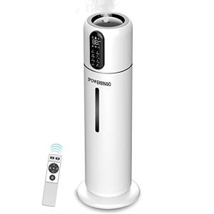 Yinleader 加湿器 超音波式 タワー 9L大容量 乾燥対策 水漏れしない 水循環 加湿力300mL/h 定湿機能 お手入れ簡単 床