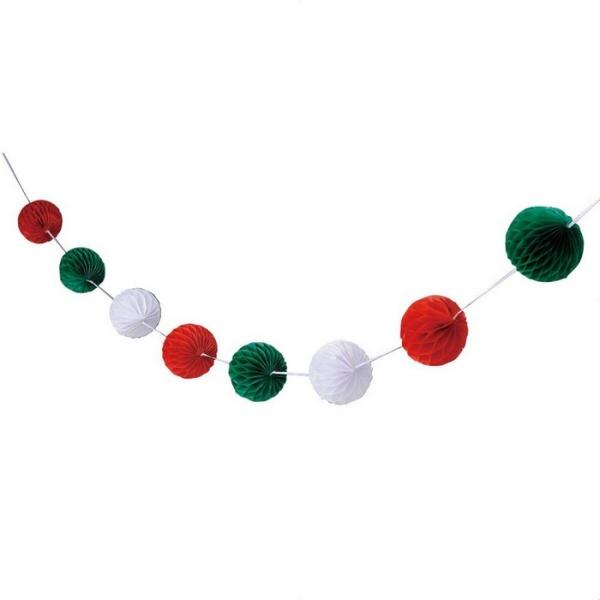 ガーランド おしゃれ 飾り 装飾_クリスマスハニカムガーランド 1本_58-120-1-1_8725...