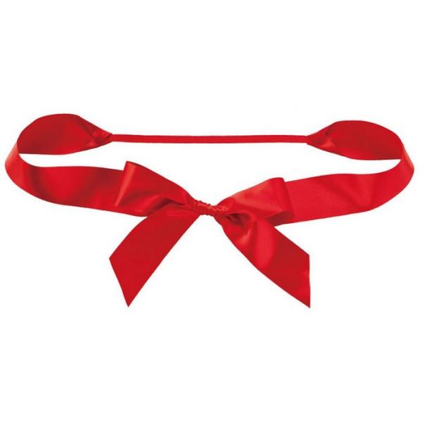 ラッピング おしゃれ リボン ギフト_【10個入り】サテンリボン付きゴムタグ レッド L_61-81...