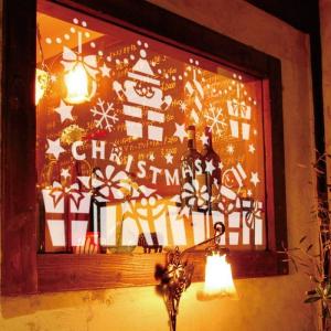 型紙 プリティー クリスマスギフト 1枚_28-98-4-1_8800-7497