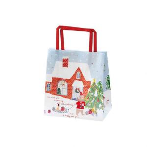 ラッピング 袋 ギフト かわいい_【50枚入り】クリスマスベアラー ペーパーバッグ 18×10×22cm_58-145-4-1_7412-910｜ストア・エキスプレス-業務用店舗什器