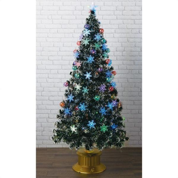 クリスマスツリー  ledライト _スノーチップスノーファイバーツリー H180cm 1本_38-2...