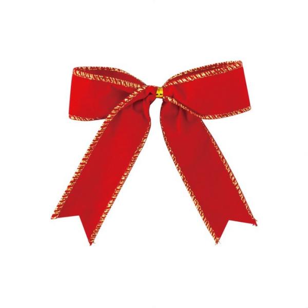 クリスマス オーナメント クリスマスツリー 飾り_【12個入り】レッドリボン 小_48-44-9-1...