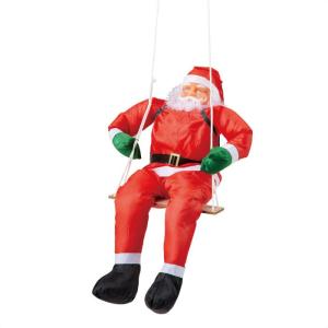 クリスマス 飾り 飾り付け 装飾_ブランコサンタクロース H120cm 1個_38-90-12-2_7892-4877｜store-express