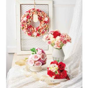 リース 花 玄関 造花_【直径32cm】母の日...の詳細画像3