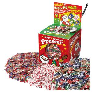 景品 子供向け くじ引き ノベルティ_【返品不可】約120人用クリスマスキャンディ・ラムネ・チョコすくいどり 1セット_58-130-7-1_8241-3418