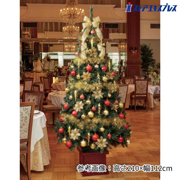 クリスマスツリー  ledライト 北欧_クリスマスツリーセット ゴールド H150×W76cm_58...