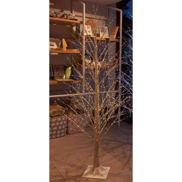 ブランチツリー ヌードツリー LEDツリー クリスマスツリー_リモコン付き 白樺クリスマスツリースタ...