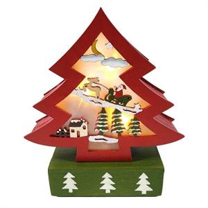 クリスマス 飾り 飾り付け 装飾_LEDウッドライトスタンド ツリー 1個_38-82-6-1_8257-1762｜store-express