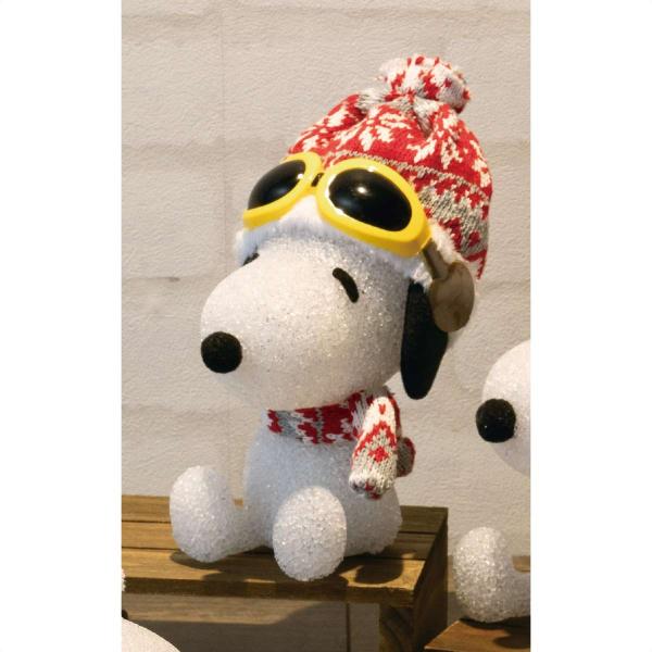 イルミネーションライト  電飾 室内_クリスマスライト スヌーピー ゴーグルレッド 1個_58-92...