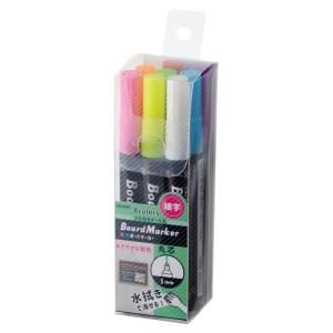 蛍光ペン 細字 8本セット ブラックボードマーカー 水性 顔料 ペン