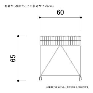 ワゴン バスケットワゴン 販売台 陳列台_バス...の詳細画像5