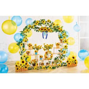 リース 花 玄関 造花_【直径30cm】ひまわ...の詳細画像4