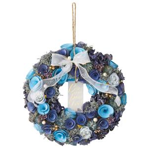 リース 花 玄関 造花_【直径33cm】マリンリース 1個_55-100-39-1_8795-360｜ストア・エキスプレス-業務用店舗什器
