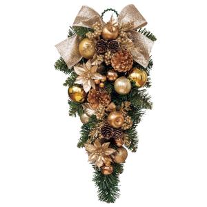 クリスマスリース おしゃれ 玄関 おしゃれ_ラグ...の商品画像