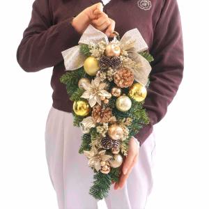 クリスマスリース おしゃれ 玄関 おしゃれ_ラ...の詳細画像1